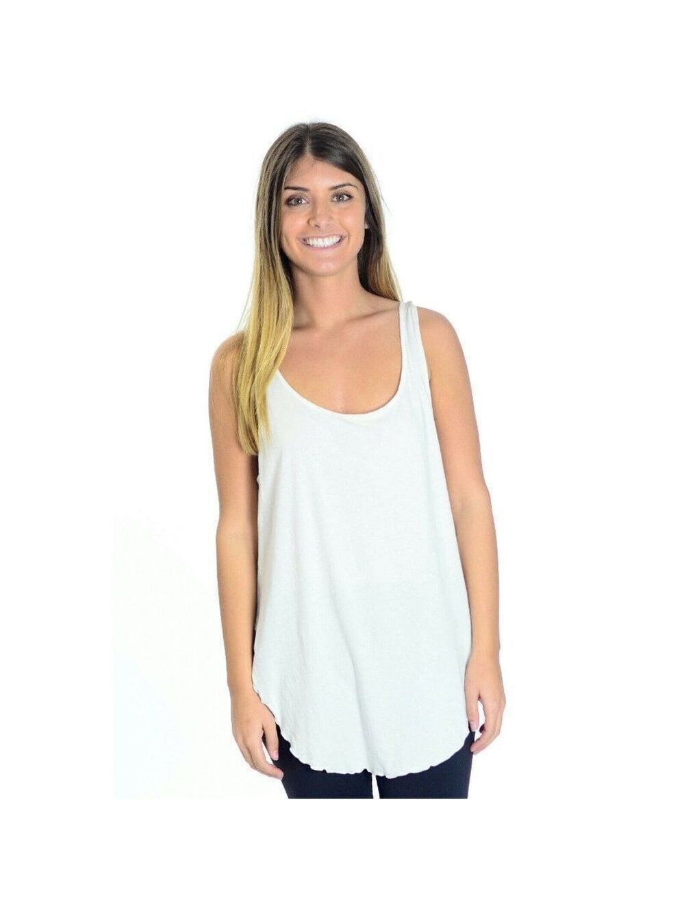 Love Nail Tree Blank Sheerback Sleeveless Tank Top